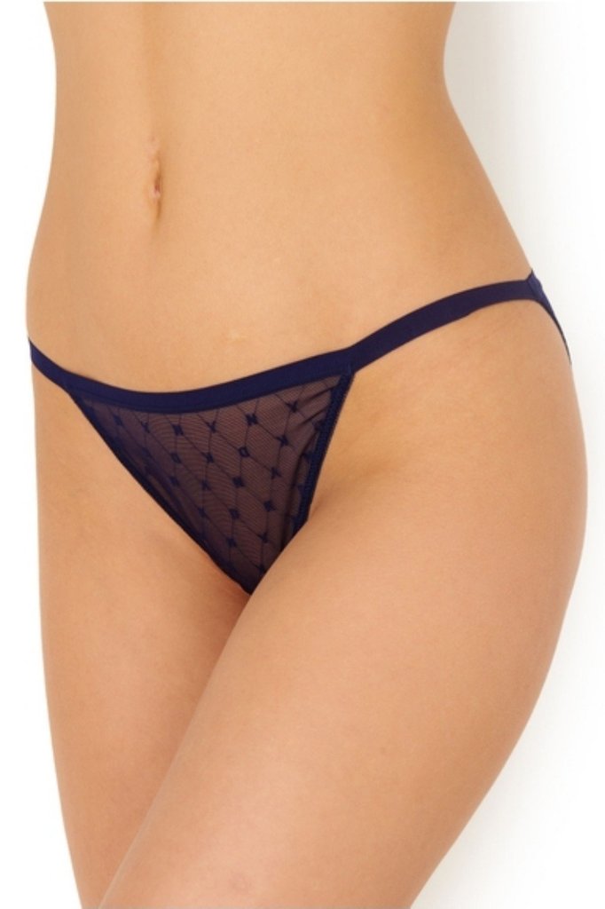 sku: DK5030 | Brand: DKNY  | Size: 42 44 46 48  | Colors: Розовый Синий  | Бренды DKNY | Трусы Нижнее белье Слипы | Title: Слипы Monogram Mesh DKNY