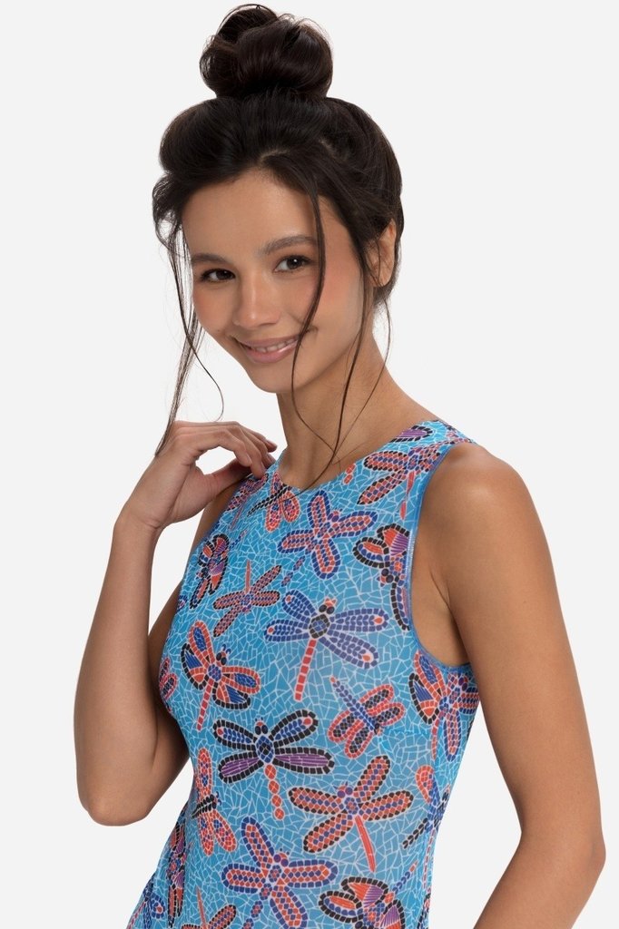 sku: 25001179 | Brand: RoDaSoleil  | Size: XSmall Small Medium Large XLarge  | Colors: Цветной  | Бренды RoDaSoleil | Купальники Слитные | Title: Слитный купальник СТРЕКОЗЫ МОЗАИКА