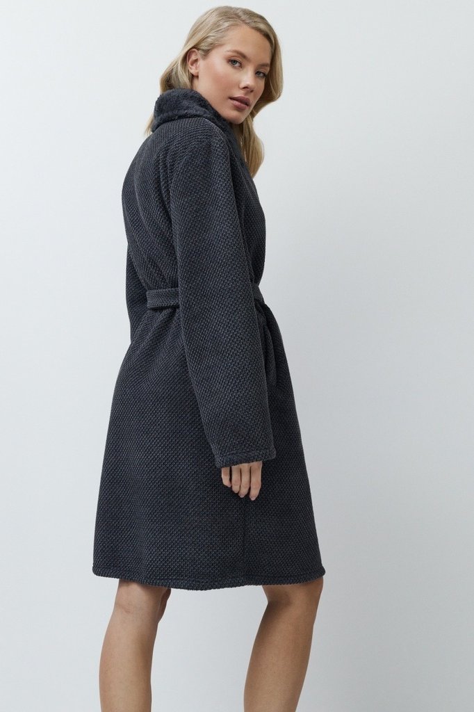 sku: GEORGIA | Brand: Aruelle  | Size: XSmall Small Medium Large XLarge  | Colors: Графит  | Бренды Aruelle | Домашняя одежда Халаты | Title: Халат GEORGIA