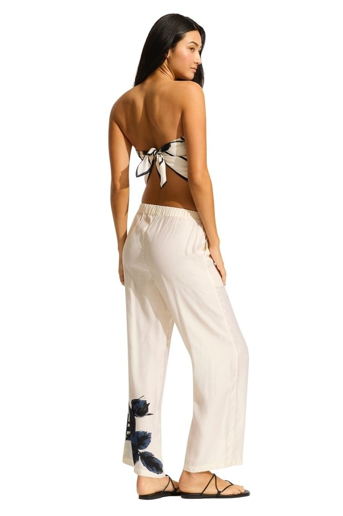 sku: 55486-PA | Brand: Seafolly  | Size: Small Medium Large  | Colors: Черный/экрю  | Бренды Seafolly | Пляжная одежда | Title: Брюки ROCOCO