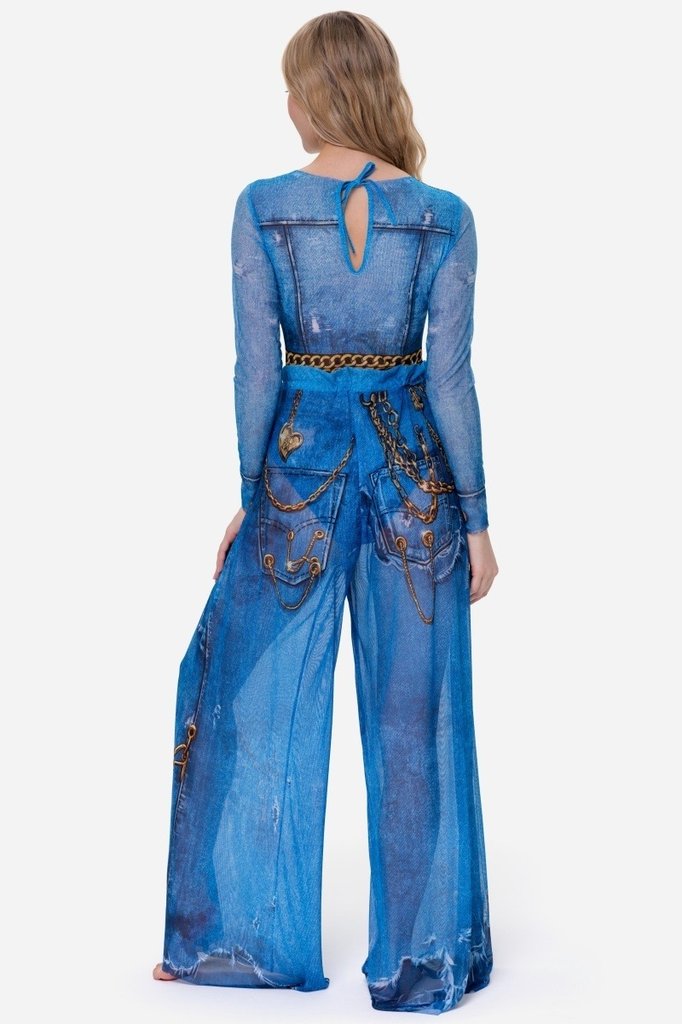 sku: 25002016 | Brand: RoDaSoleil  | Size: Onesize  | Colors: Цветной  | Бренды RoDaSoleil | Пляжная одежда | Title: Брюки ДЖИНС