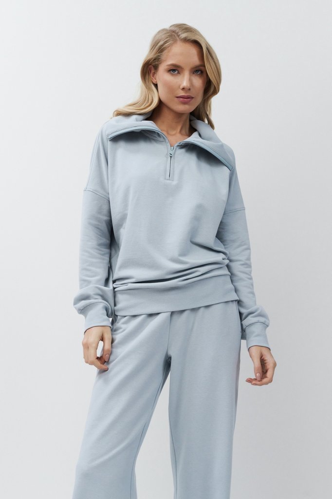 sku: BRISA SET | Brand: Aruelle  | Size: XSmall Small Medium Large XLarge XXLarge  | Colors: Серо-голубой  | Бренды Aruelle | Домашняя одежда Костюмы | Title: Комплект с брюками BRISA SET
