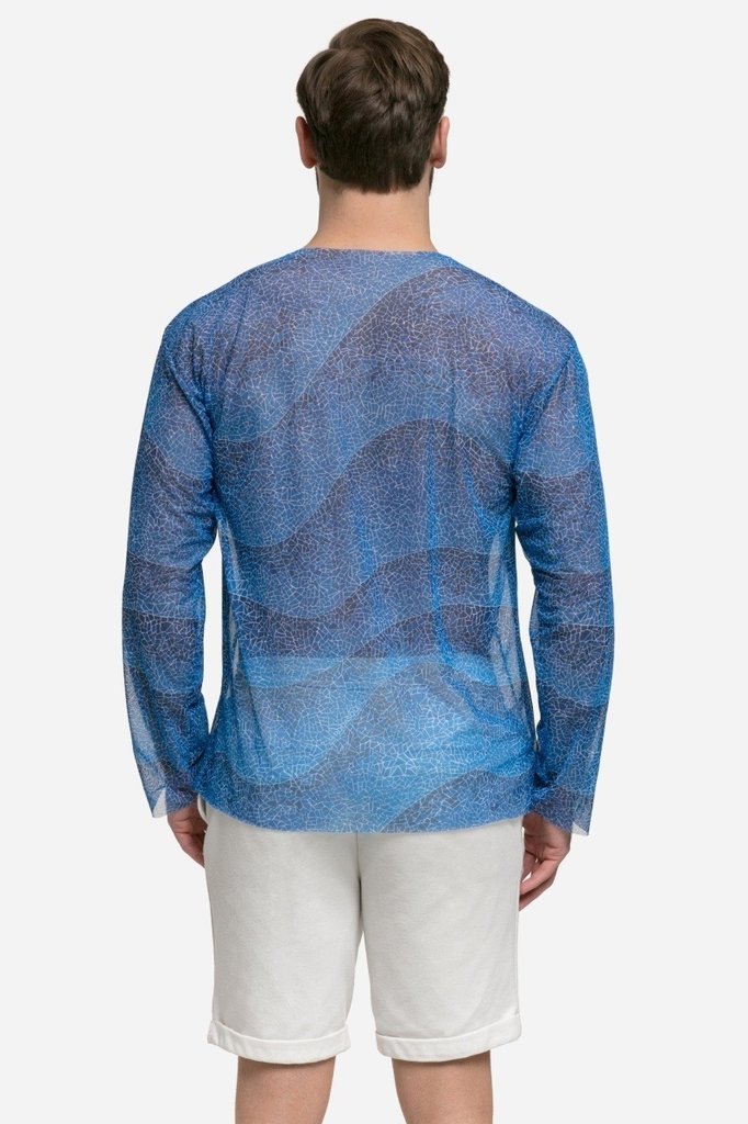 sku: 25003348 | Brand: RoDaSoleil  | Size: XSmall Small Medium Large XLarge XXLarge  | Colors: Цветной  | Бренды RoDaSoleil | Мужская коллекция Пляжная одежда | Title: Футболка ВОЛНА МОЗАИКА
