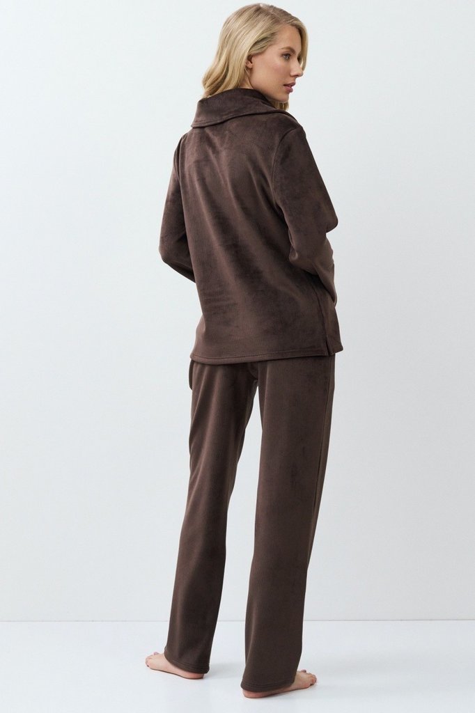 sku: MILENE SET SOFT | Brand: Aruelle  | Size: XSmall Small Medium Large XLarge XXLarge  | Colors: Шоколадный  | Бренды Aruelle | Домашняя одежда Костюмы | Title: Комплект с брюками MILENE SET SOFT