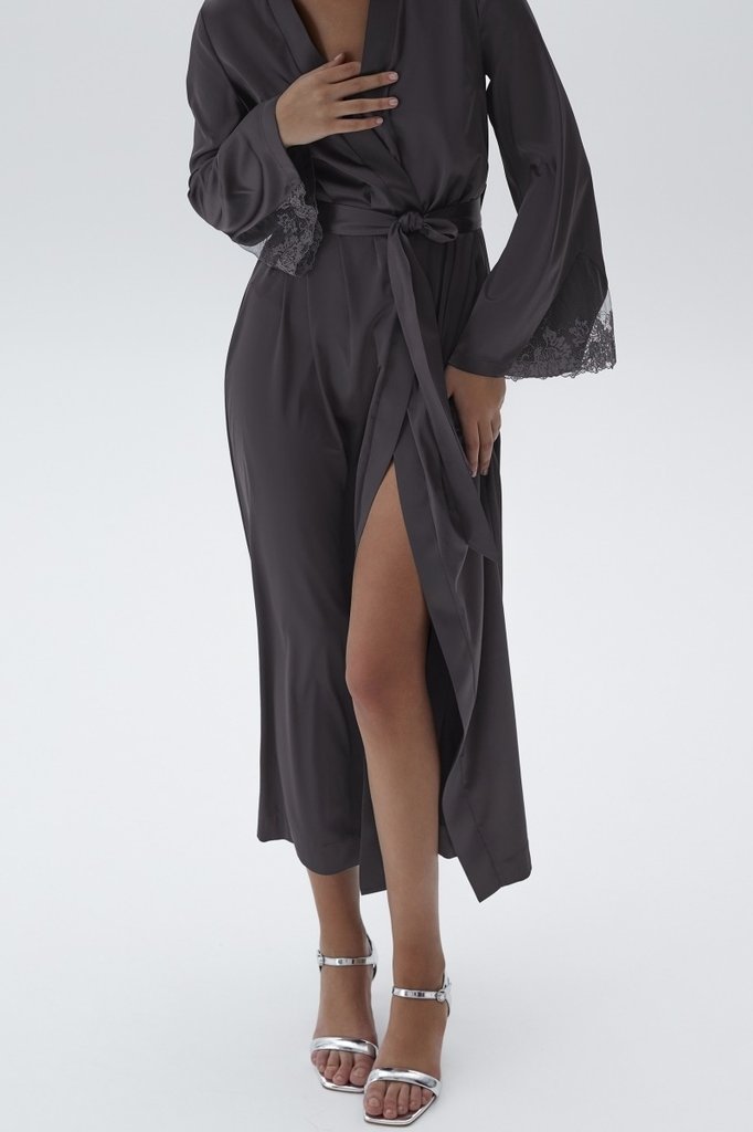 sku: 60592-1 | Brand: Laete  | Size: XL/2XL XS/S M/L  | Colors: Серый  | Бренды Laete | Домашняя одежда Халаты | Title: Халат