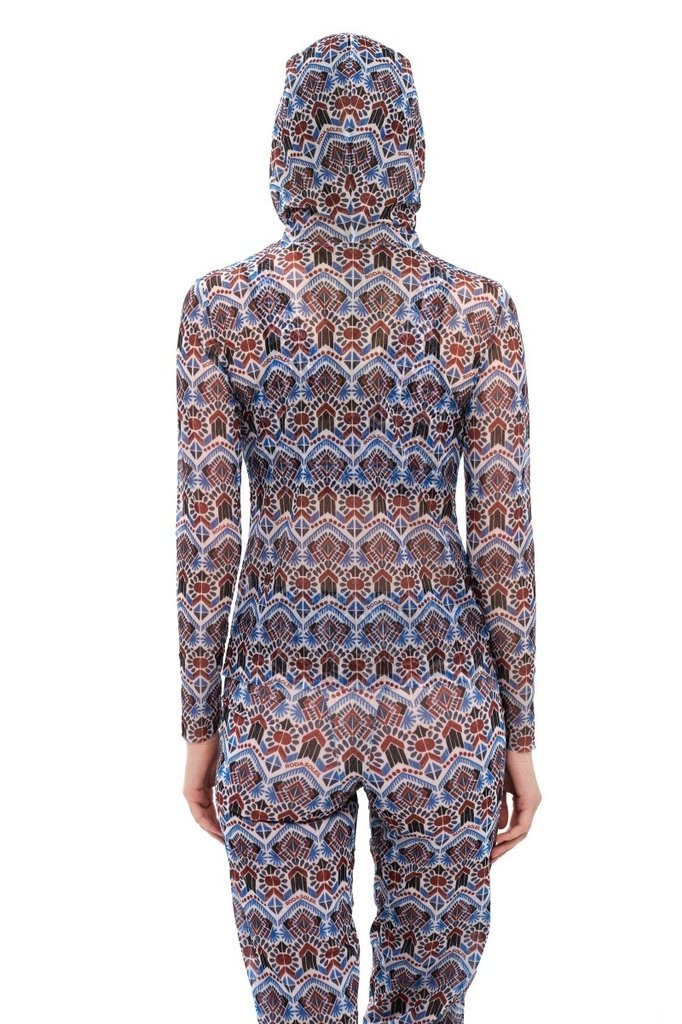sku: 24000750 | Brand: RoDaSoleil  | Size: XSmall Small Medium Large  | Colors: Цветной  | Бренды RoDaSoleil | Пляжная одежда | Title: Футболка МАРРАКЕШ с капюшоном