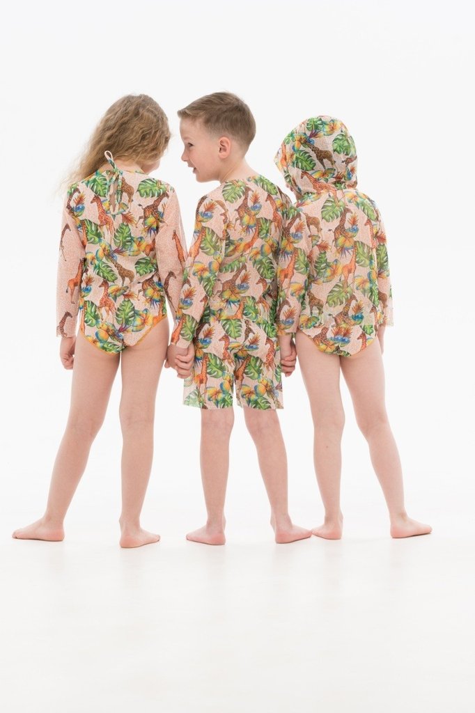 sku: 23002153 | Brand: RoDaSoleil  | Size: 104 110 116 122 128 134 140 146  | Colors: Цветной  | Бренды RoDaSoleil | Детские купальники | Title: Трусы детские ЖИРАФЫ