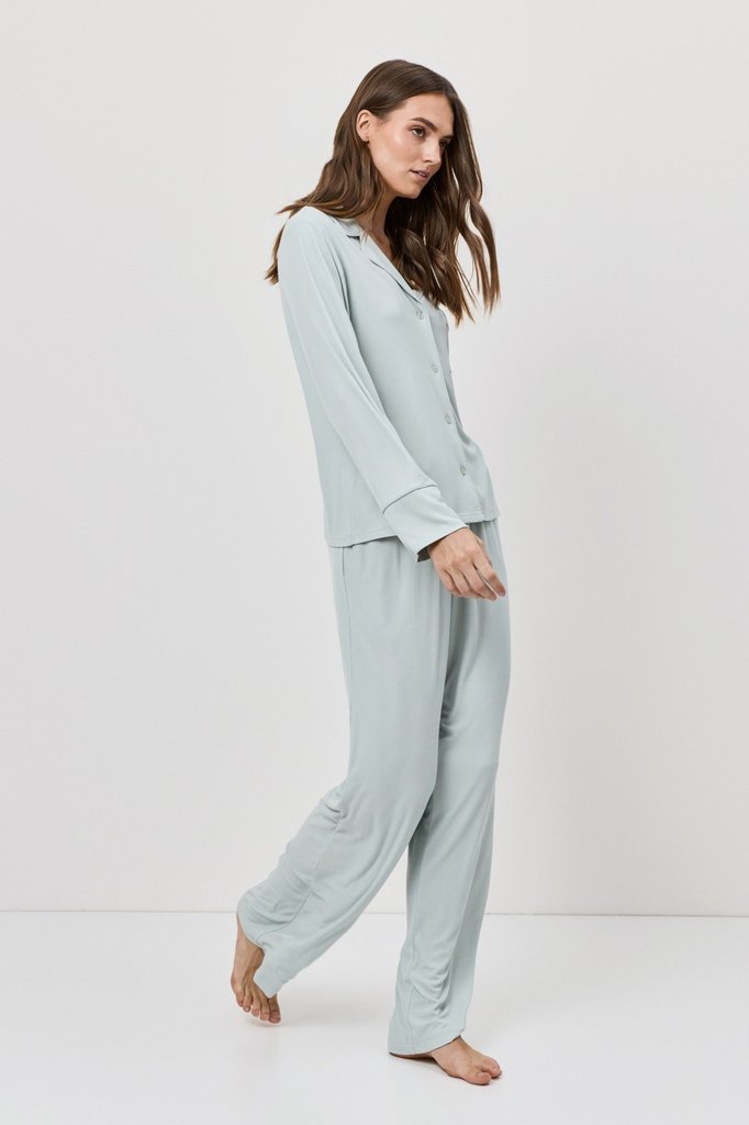 sku: DOVE | Brand: Aruelle  | Size: XSmall Small Medium Large XLarge XXLarge  | Colors: Светло-Мятный  | Бренды Aruelle | Домашняя одежда Пижамы | Title: Пижама с брюками DOVE