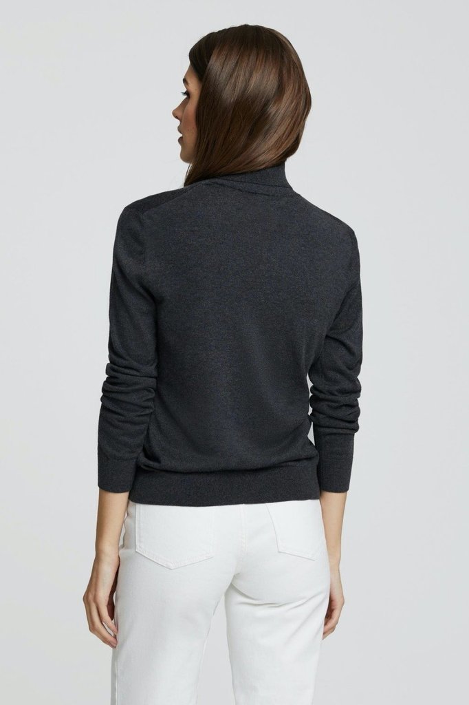 sku: W21-00SC318 | Brand: Marc Andre  | Size: 36 38 40 42 44  | Colors: Серый  | Бренды Marc&Andre | Кашемир Джемперы | Title: Свитер-водолазка LAVISH SENSE