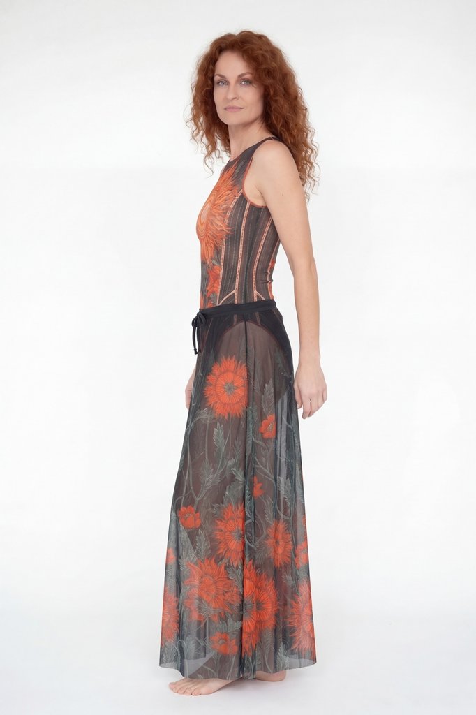 sku: 26000360 | Brand: RoDaSoleil  | Size: Onesize  | Colors: Цветной  | Бренды RoDaSoleil | Пляжная одежда | Title: Юбка АРКАН СОЛНЦЕ Оранжевый