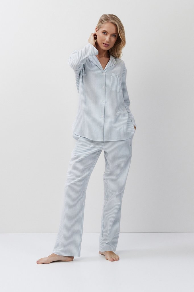 sku: BROOKE | Brand: Aruelle  | Size: XSmall Small Medium Large XLarge XXLarge  | Colors: Голубой  | Бренды Aruelle | Домашняя одежда Пижамы | Title: Пижама с брюками BROOKE