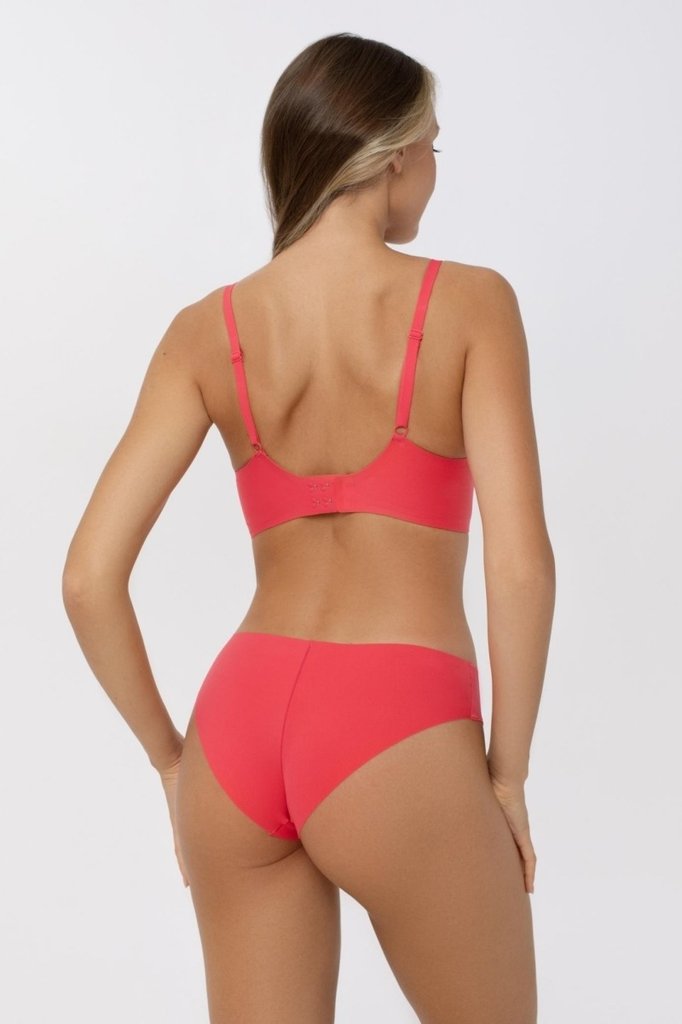 sku: S25-0854-01-TRS-SY | Brand: Marc Andre  | Size: 36 38 40 42 44  | Colors: Коралл  | Бренды Marc&Andre | Бюстгальтер Нижнее белье Бескаркасный | Title: Бюстгальтер TENDER SKIN