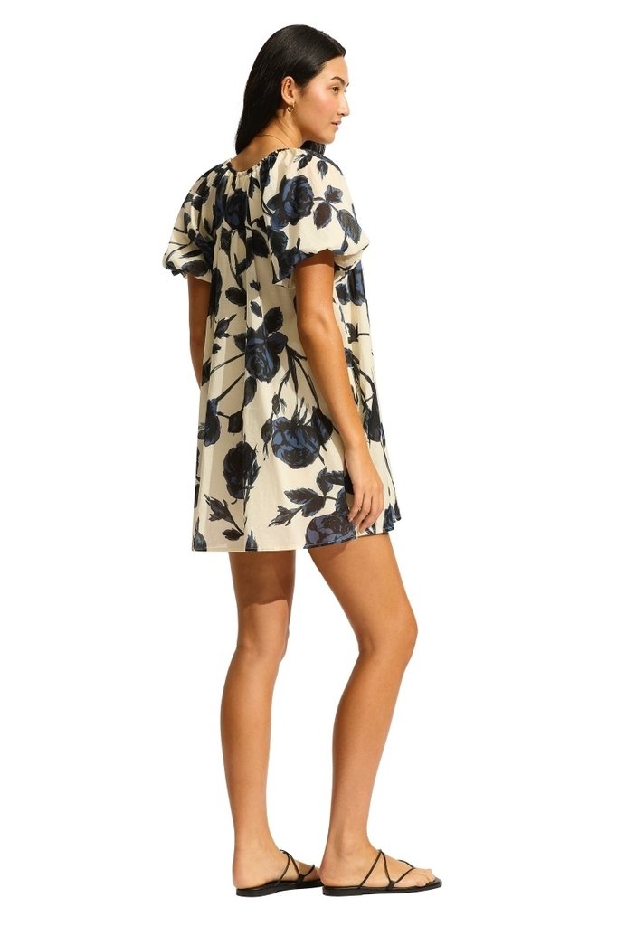 sku: 55489-DR | Brand: Seafolly  | Size: Small Medium Large  | Colors: Черный/экрю  | Бренды Seafolly | Пляжная одежда | Title: Платье ROCOCO