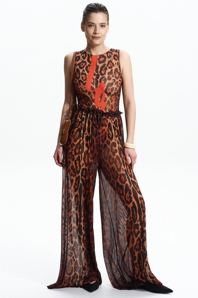 sku: 25002025 | Brand: RoDaSoleil  | Size: Onesize  | Colors: Леопард  | Бренды RoDaSoleil | Пляжная одежда | Title: Брюки ЛЕОПАРД 25
