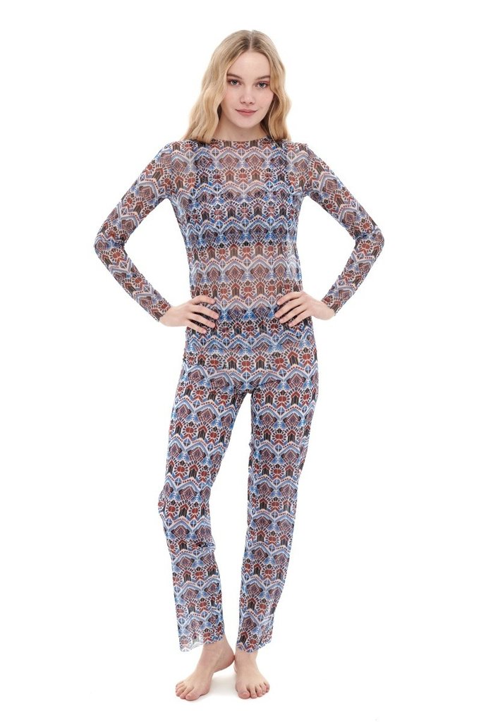 sku: 24000450 | Brand: RoDaSoleil  | Size: XSmall Small Medium Large XLarge  | Colors: Цветной  | Бренды RoDaSoleil | Пляжная одежда | Title: Футболка МАРРАКЕШ