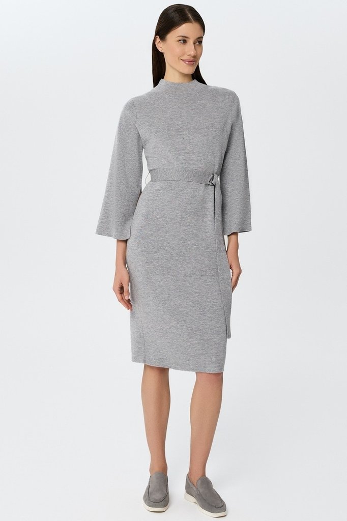 sku: W25-00CH0203 | Brand: Marc Andre  | Size: 36 38 40 42 44  | Colors: Серый  | Бренды Marc&Andre | Кашемир | Title: Платье ETERNAL WAVES