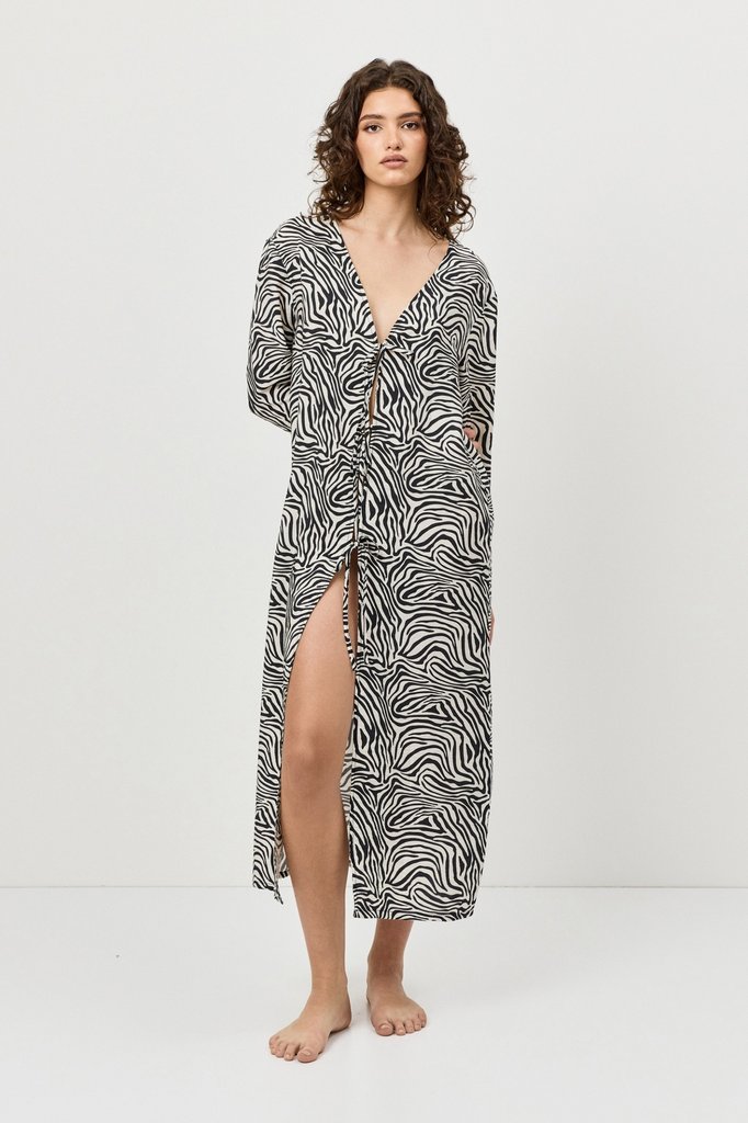 sku: SWAY | Brand: Aruelle  | Size: XSmall Small Medium Large XLarge  | Colors: Черный/Молочный  | Бренды Aruelle | Пляжная одежда | Title: Платье SWAY