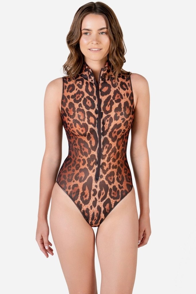sku: 26003725 | Brand: RoDaSoleil  | Size: XSmall Small Medium Large XLarge  | Colors: Леопард  | Бренды RoDaSoleil | Купальники Слитные | Title: Слитный купальник ЛЕОПАРД 25