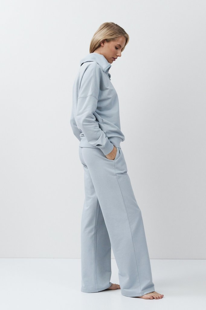 sku: BRISA SET | Brand: Aruelle  | Size: XSmall Small Medium Large XLarge XXLarge  | Colors: Серо-голубой  | Бренды Aruelle | Домашняя одежда Костюмы | Title: Комплект с брюками BRISA SET