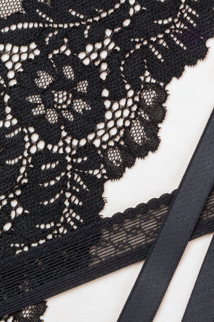 Брифы PULSE черный - ткань крупно