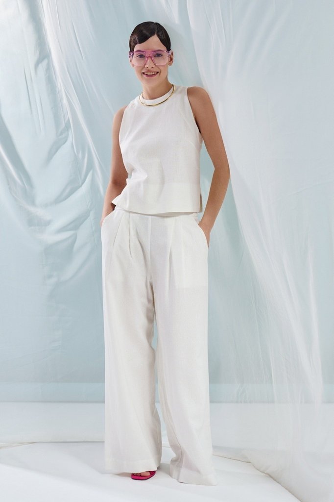 sku: EUPHRATES | Brand: Bip-Bip  | Size: Small Medium Large XLarge  | Colors: Белый Серо-коричневый Черный  | Бренды Bip-bip | Пляжная одежда | Title: Брюки EUPHRATES