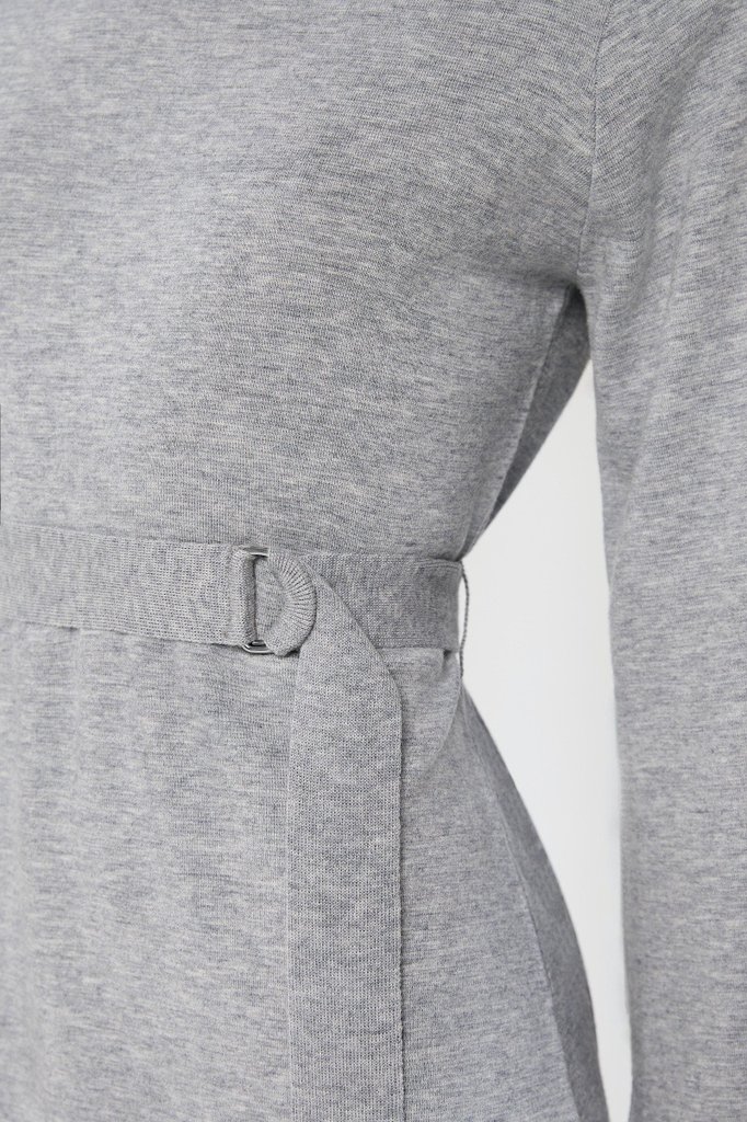 sku: W25-00CH0203 | Brand: Marc Andre  | Size: 36 38 40 42 44  | Colors: Серый  | Бренды Marc&Andre | Кашемир | Title: Платье ETERNAL WAVES
