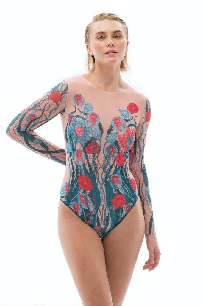 sku: 24001044 | Brand: RoDaSoleil  | Size: XSmall Small Medium Large XLarge  | Colors: Цветной  | Бренды RoDaSoleil | Купальники Слитные | Title: Слитный купальник УНДИНА