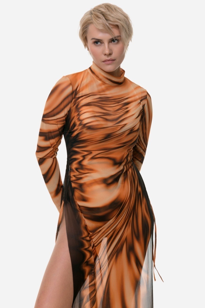 sku: 25004783 | Brand: RoDaSoleil  | Size: XSmall Small Medium Large XLarge  | Colors: Золото  | Бренды RoDaSoleil | Пляжная одежда | Title: Платье - туника ЗОЛОТО