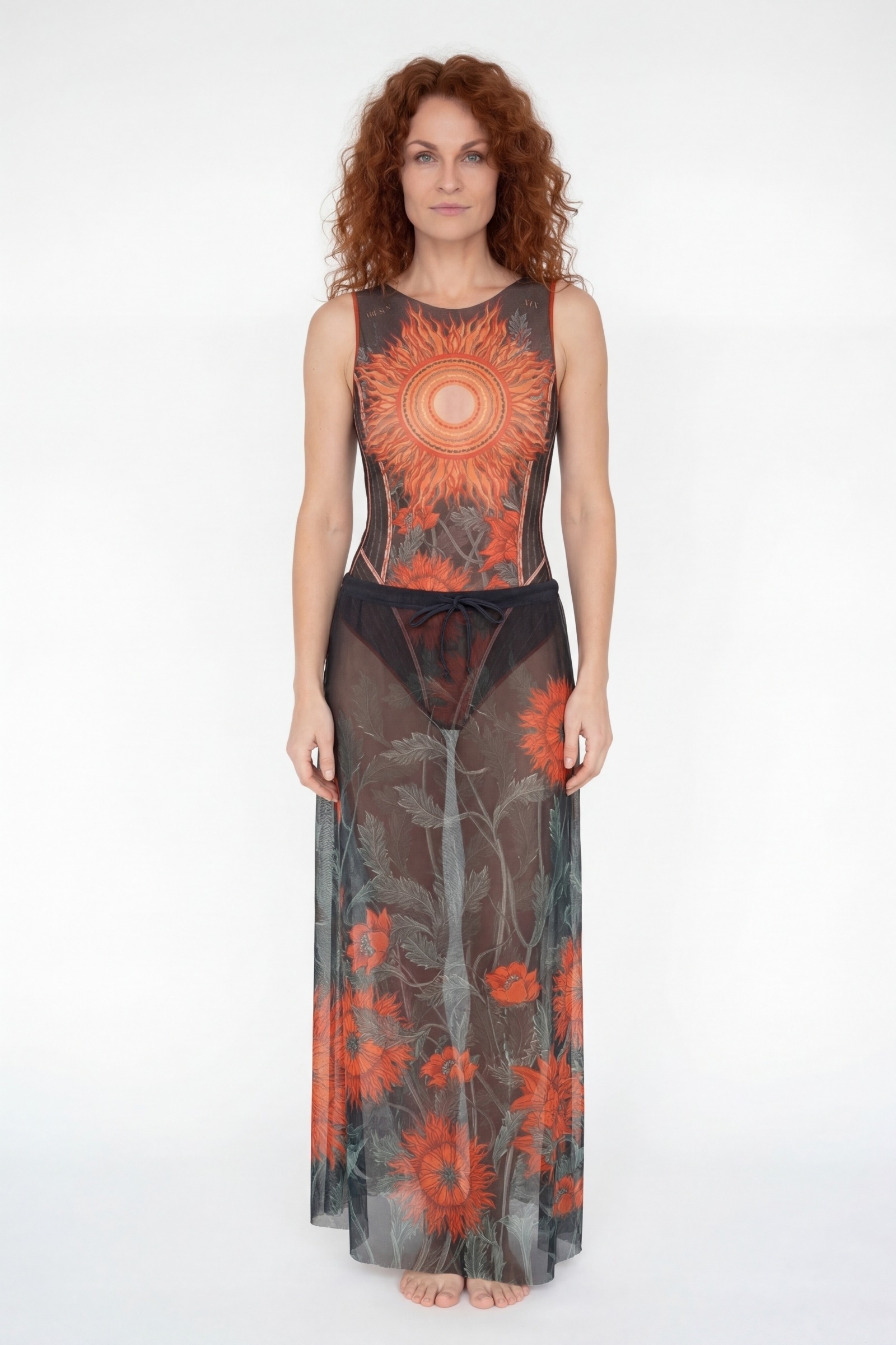 sku: 26000360 | Brand: RoDaSoleil  | Size: Onesize  | Colors: Цветной  | Бренды RoDaSoleil | Пляжная одежда | Title: Юбка АРКАН СОЛНЦЕ Оранжевый