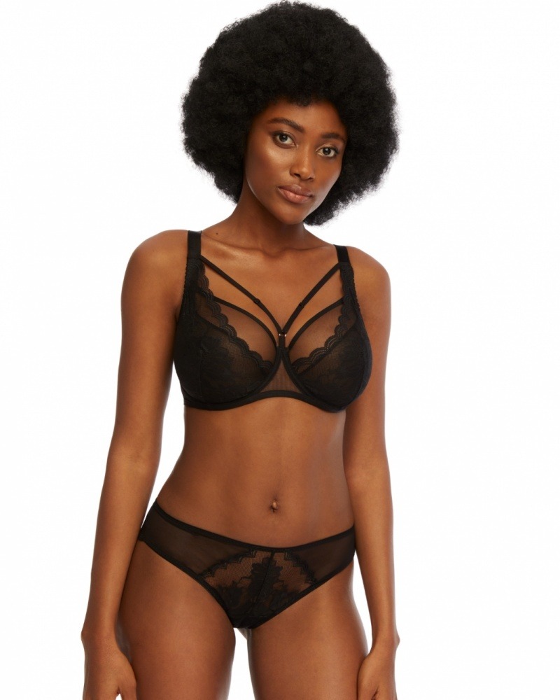 sku: 768/3-B | Brand: Kinga  | Size: XSmall Small Medium Large XLarge XXLarge  | Colors: Светло-бежевый Черный  | Бренды KINGA  | Трусы Нижнее белье Бразильяна | Title: Бразильяна ALICE