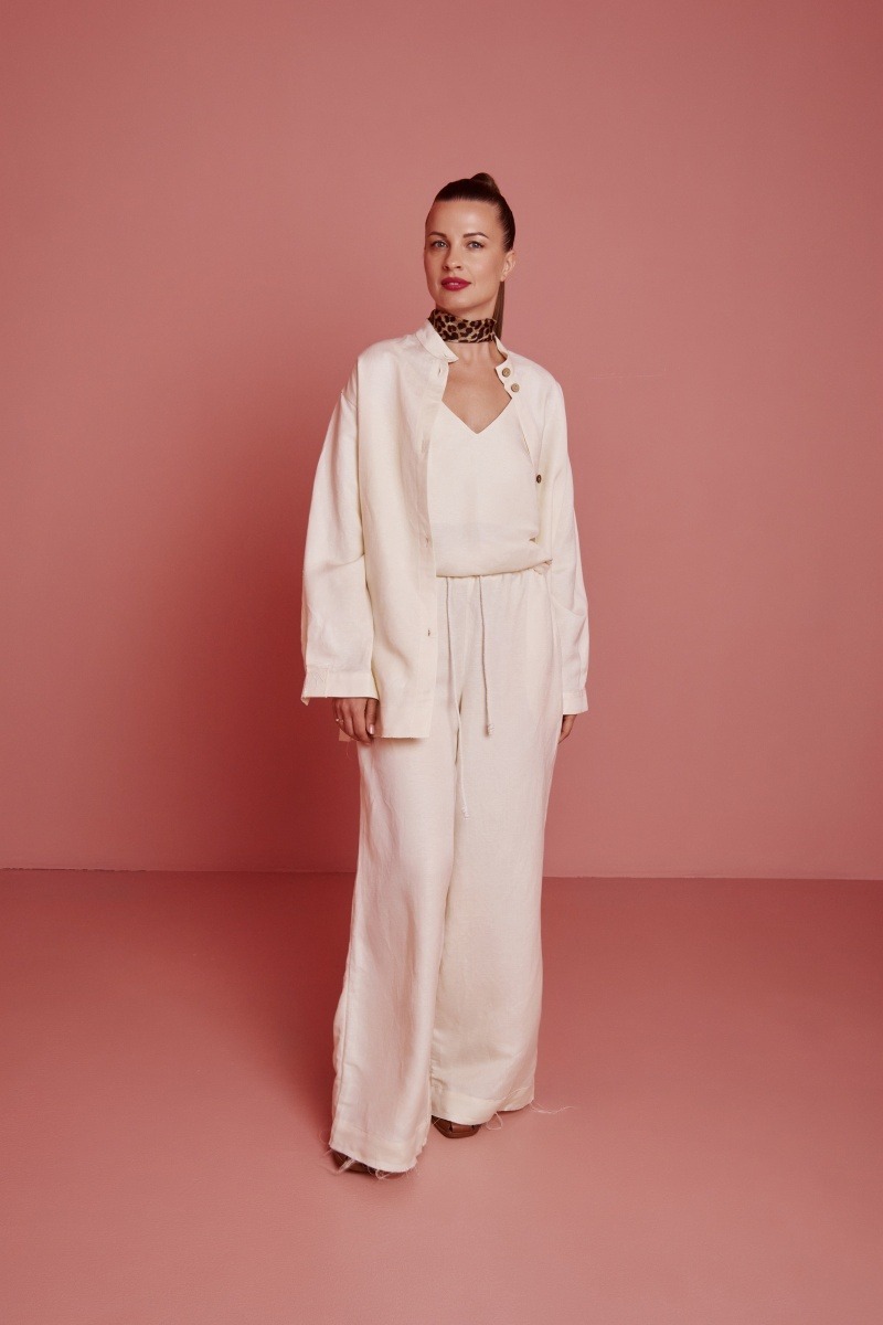 sku: BR2-ZKT-L1-LC | Brand: SHAMANI  | Size: Small Medium Large  | Colors: Молочный  | Бренды SHAMANI | Пляжная одежда | Title: Брюки ЗАКАТ