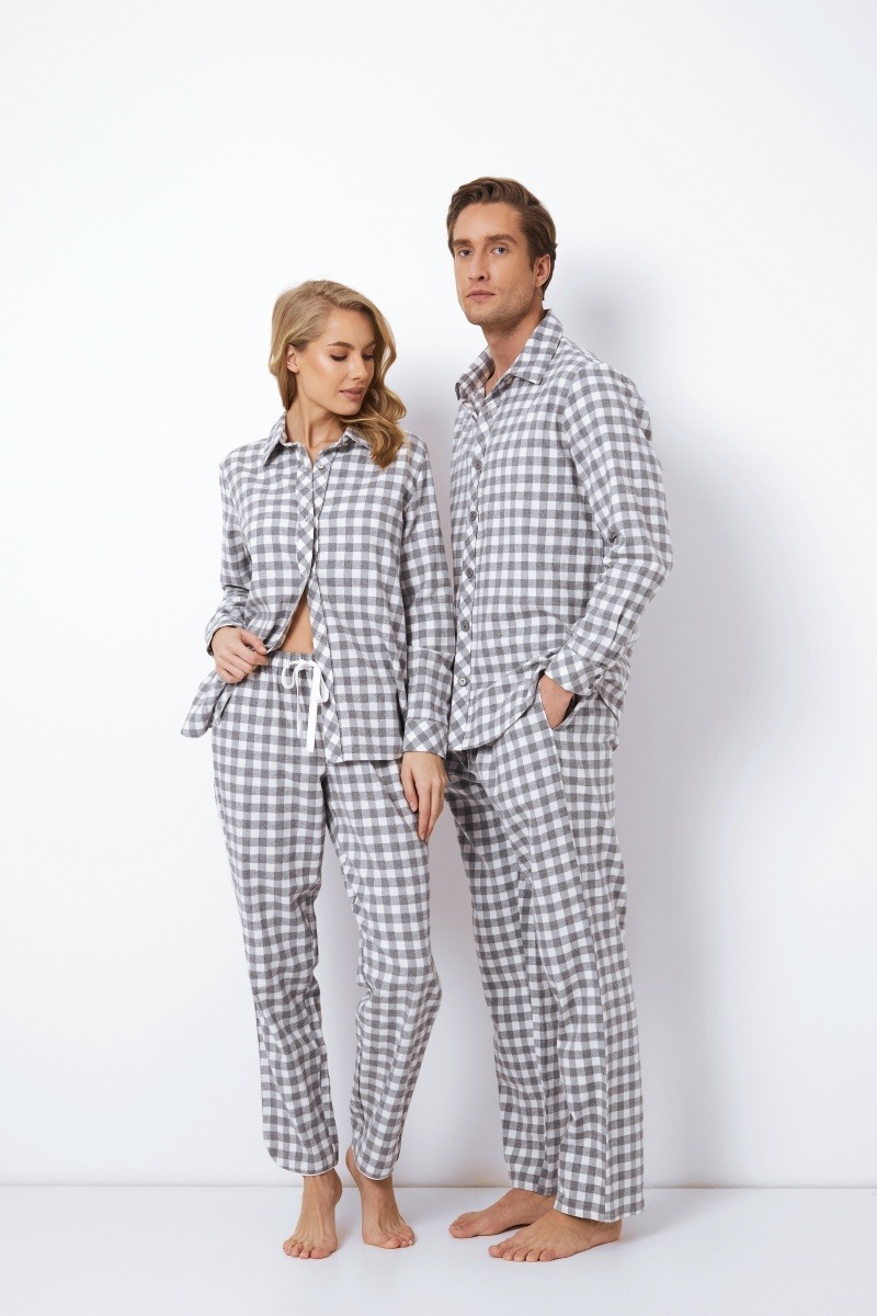 sku: SAMUEL | Brand: Aruelle  | Size: Small Medium Large XLarge XXLarge  | Colors: Серый/Белый  | Бренды Aruelle | Мужская коллекция Пижамы | Title: Пижама с брюками SAMUEL
