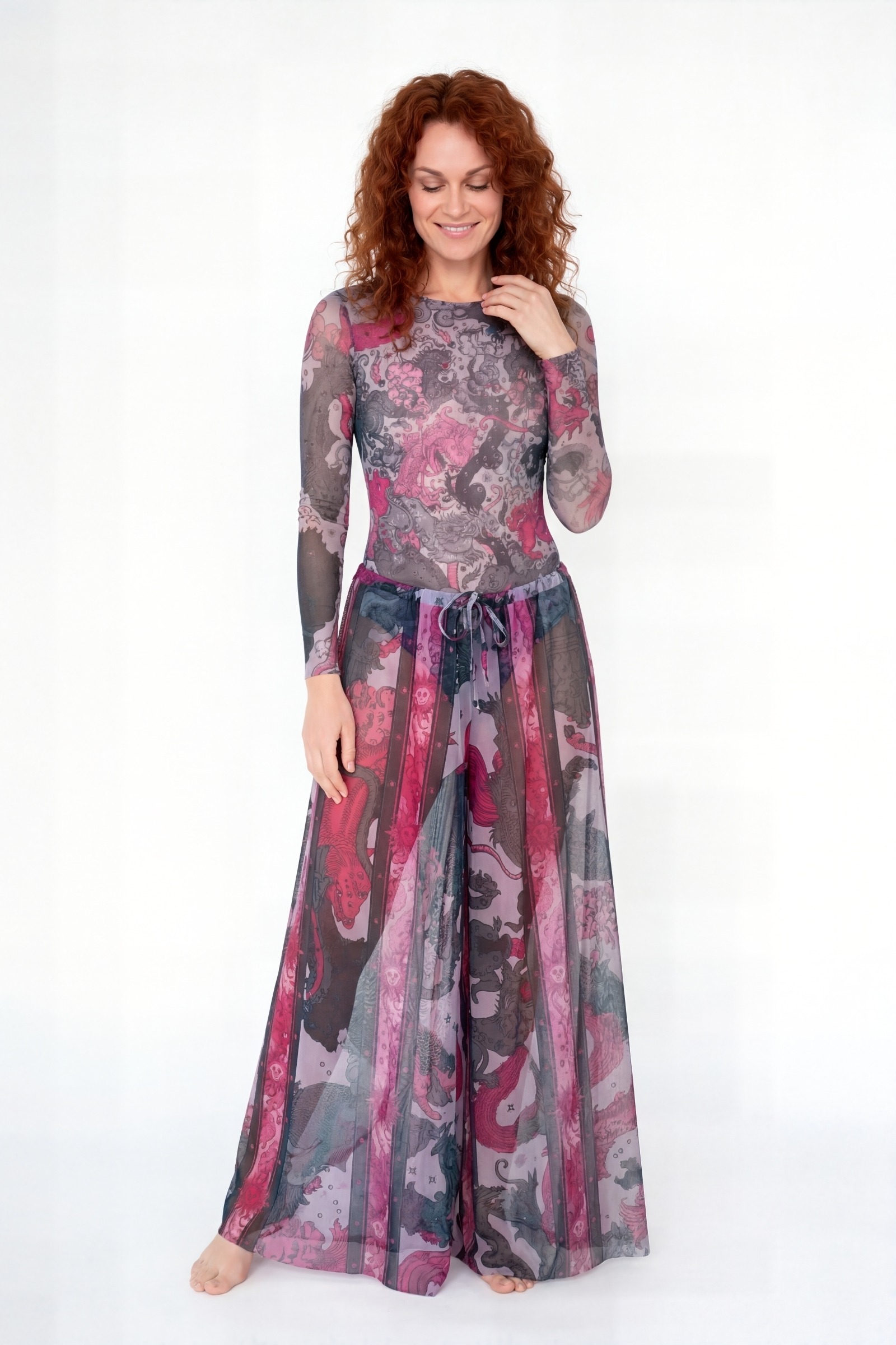 sku: 26002054 | Brand: RoDaSoleil  | Size: Onesize  | Colors: Цветной  | Бренды RoDaSoleil | Пляжная одежда | Title: Брюки ЛУННАЯ ПЫЛЬ