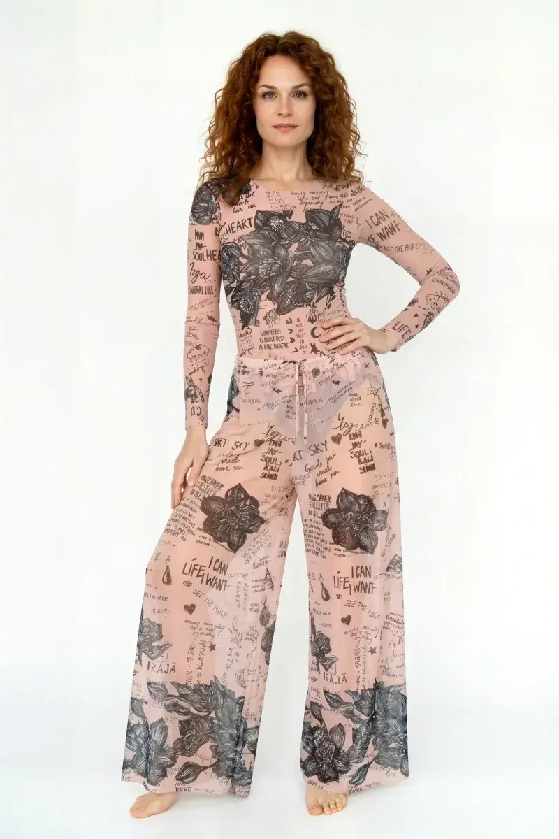 sku: 24002031 | Brand: RoDaSoleil  | Size: Onesize  | Colors: Нюд  | Бренды RoDaSoleil | Пляжная одежда | Title: Брюки ТАТУ БОДИ-АРТ