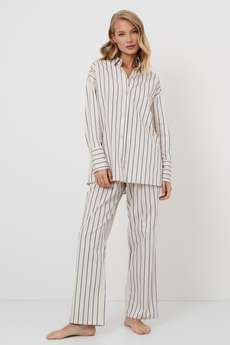 sku: SERAPHINE SET | Brand: Aruelle  | Size: XSmall Small Medium Large XLarge XXLarge  | Colors: Кремовый  | Бренды Aruelle | Домашняя одежда Костюмы | Title: Комплект с брюками SERAPHINE