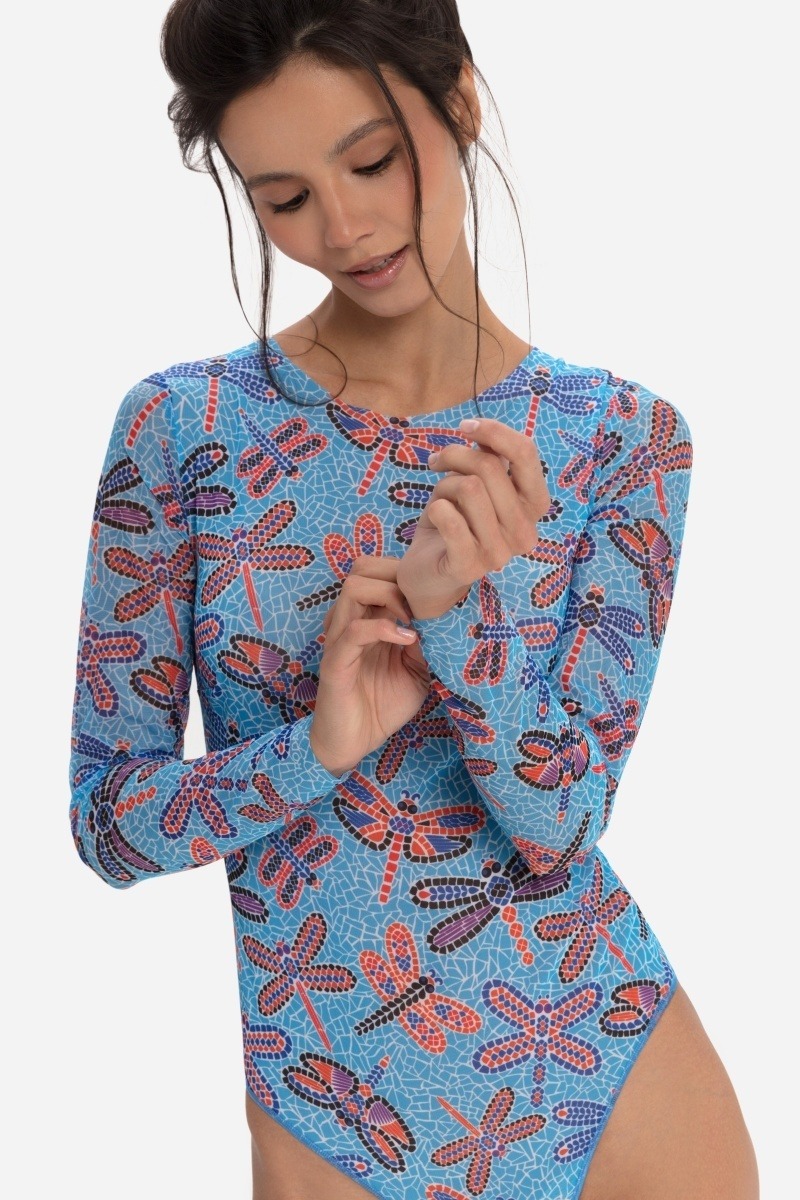 sku: 25001079 | Brand: RoDaSoleil  | Size: XSmall Small Medium Large XLarge  | Colors: Цветной  | Бренды RoDaSoleil | Купальники Слитные | Title: Слитный купальник СТРЕКОЗЫ МОЗАИКА