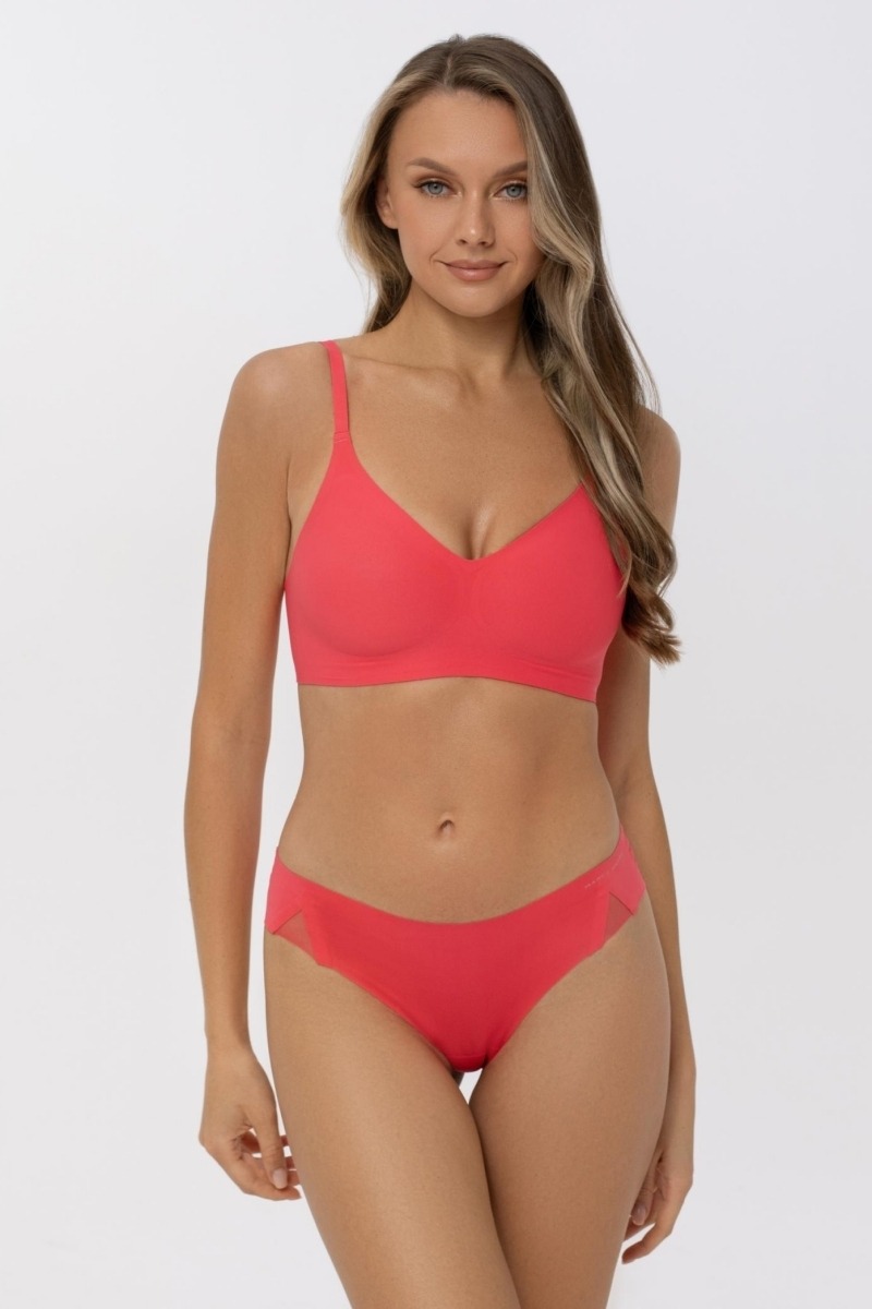 sku: S25-0854-01-TRS-SY | Brand: Marc Andre  | Size: 36 38 40 42 44  | Colors: Коралл  | Бренды Marc&Andre | Бюстгальтер Нижнее белье Бескаркасный | Title: Бюстгальтер TENDER SKIN