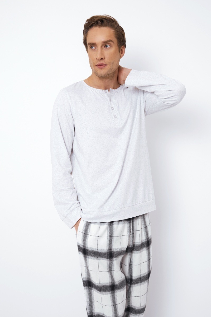 sku: COOPER | Brand: Aruelle  | Size: Small Medium Large XLarge XXLarge  | Colors: Серый/Белый  | Бренды Aruelle | Мужская коллекция Пижамы | Title: Пижама COOPER