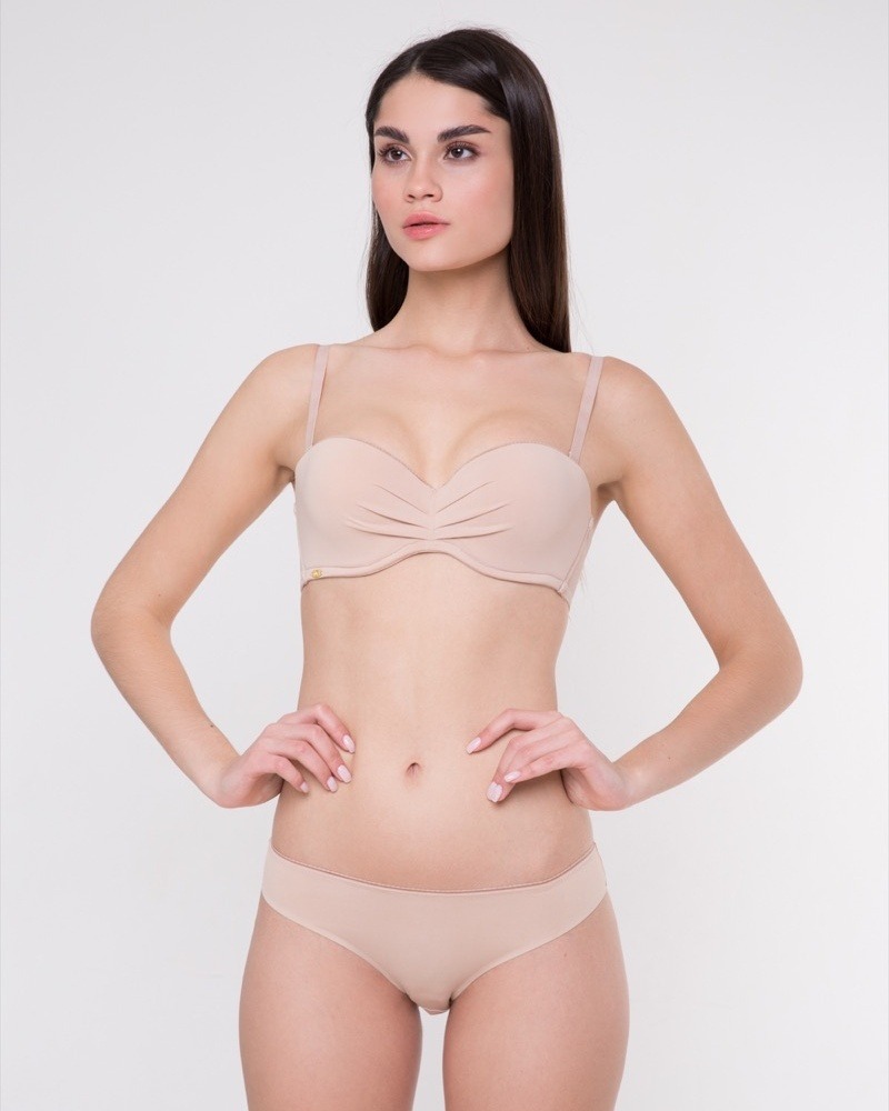 sku: 32055 | Brand: Rose&Petal  | Size: 70 A 70 B 70 C 75 A 75 B 75 C 80 A 80 B 80 C 85 A 85 B 85 C  | Colors: Телесный  | Бренды Rose&Petal | Бюстгальтер Нижнее белье Бандо | Title: Бандо LA VOILA