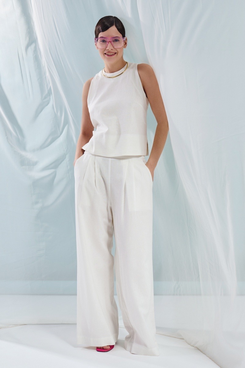 sku: EUPHRATES | Brand: Bip-Bip  | Size: Small Medium Large XLarge  | Colors: Белый Серо-коричневый Черный  | Бренды Bip-bip | Пляжная одежда | Title: Брюки EUPHRATES